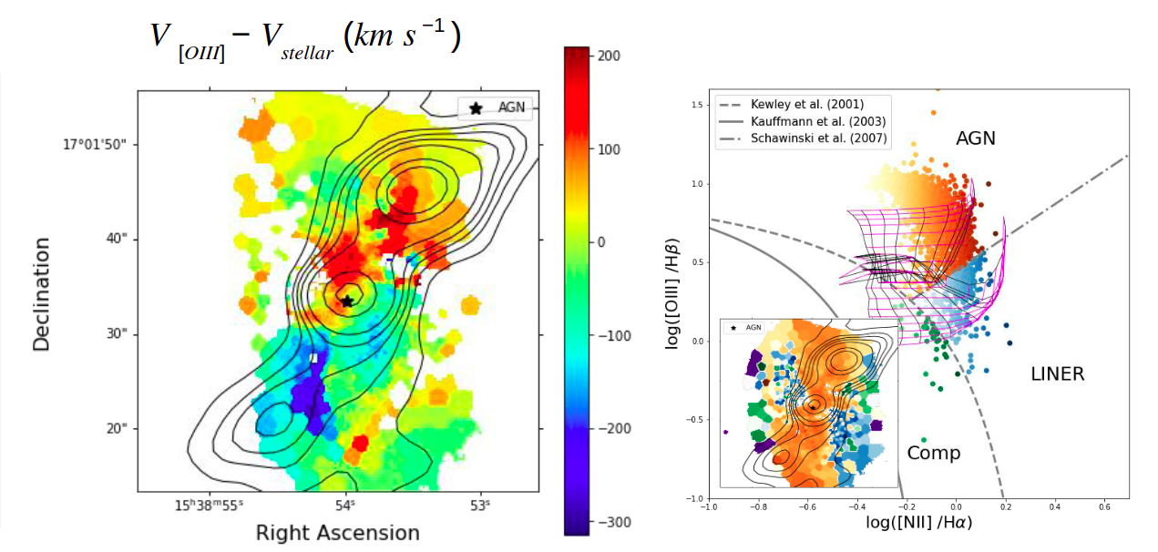 Resolved emission-line diagnostic map of NGC 5972