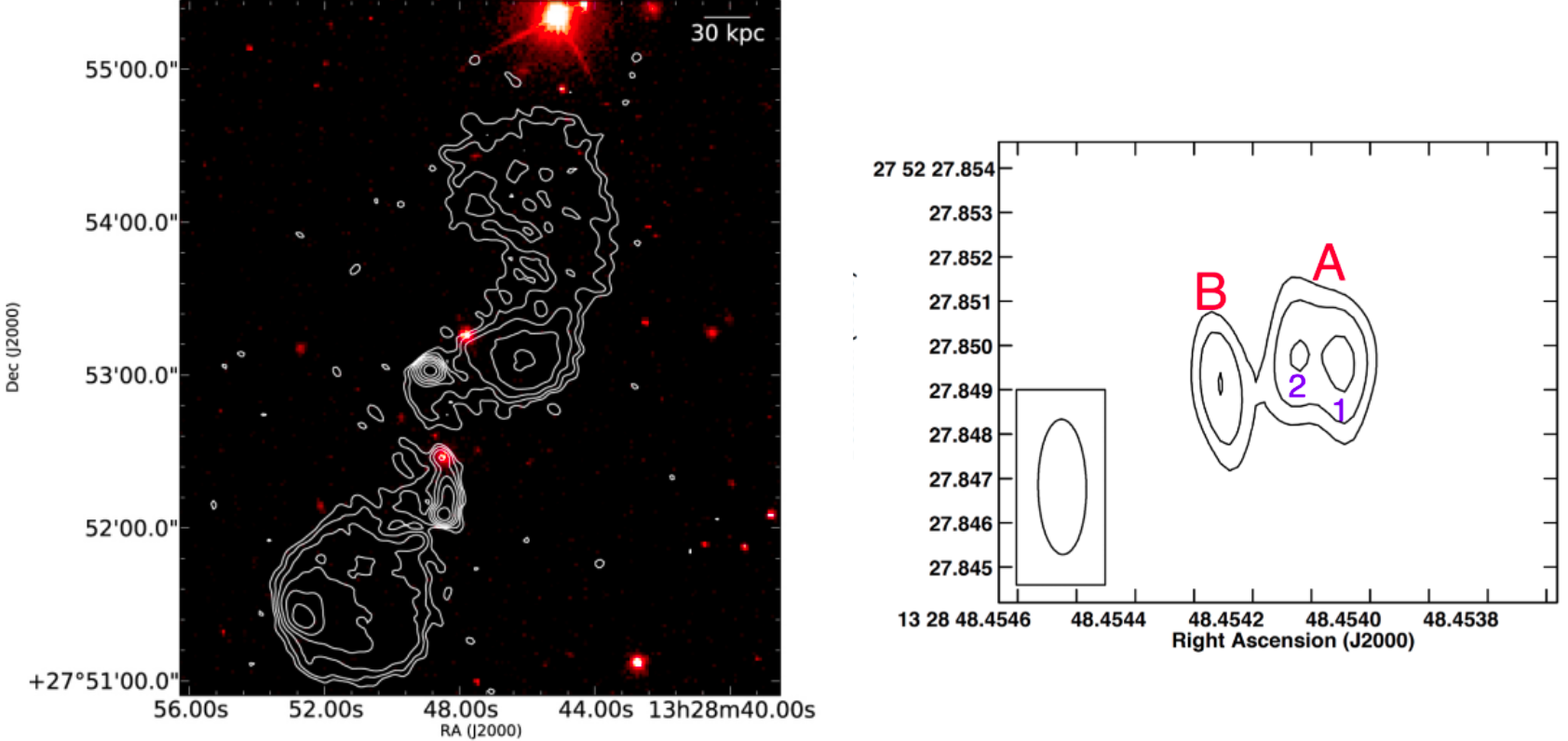 Radio images of binary black hole candidate J1328+2752